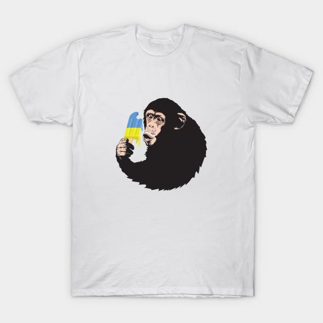 Oooooz Chimp T-Shirt by zomboy